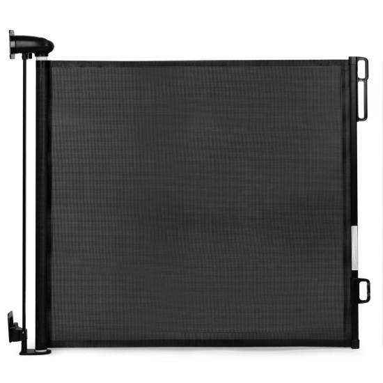 Juoda apsauginė užtvara 160 cm, skirtos laiptams ir durims Apsauginiai barjerai ECOTOYS