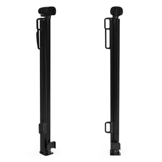 Juoda apsauginė užtvara 160 cm, skirtos laiptams ir durims Apsauginiai barjerai ECOTOYS