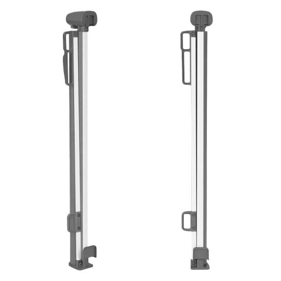 Apsauginiai varteliai, pilkos spalvos 160 cm Apsauginiai barjerai ECOTOYS