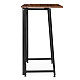 Sulankstomas tamsiai rudas kompiuterio stalas 80x45 cm ModernHome