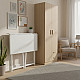 Sulankstomas baltas kompiuterio stalas 80x45 cm ModernHome