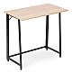 Sulankstomas rusvas kompiuterio stalas 80x45 cm ModernHome