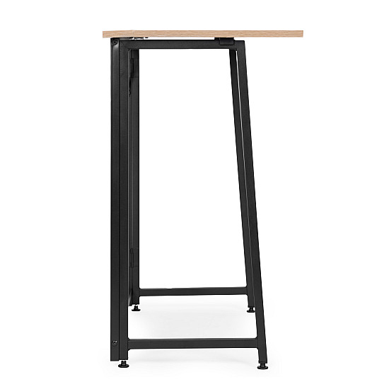 Sulankstomas rusvas kompiuterio stalas 80x45 cm ModernHome