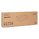 Light grey storage box 111x38 cm