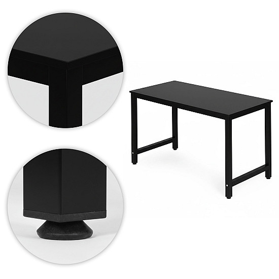 Melna datora/skolas galda 120x60 cm ModernHome