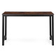 Tamsiai rudas kompiuterio/mokyklinis stalas 120x60 cm ModernHome