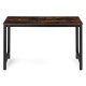 Tamsiai rudas kompiuterio/mokyklinis stalas 120x60 cm ModernHome