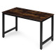 Tamsiai rudas kompiuterio/mokyklinis stalas 120x60 cm ModernHome