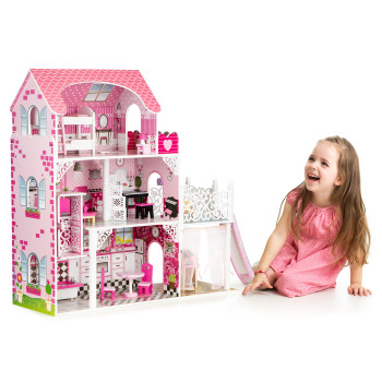 Деревянный домик для кукол от Ecotoys