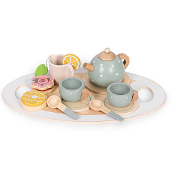 14-Piece Wooden Tea Set by ECOTOYS