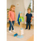 Wooden Cleaning Set for Children Mop Broom with Dustpan 7 Pieces Lavinamieji ECOTOYS