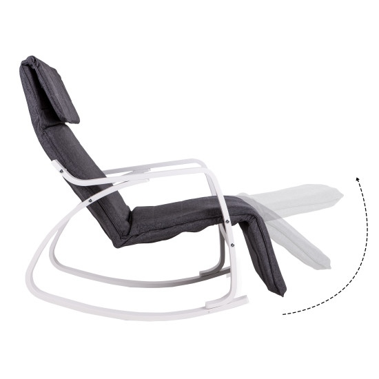 Supama pilka kėdė su reguliuojama atrama kojoms Foteliai ir kėdės ModernHome