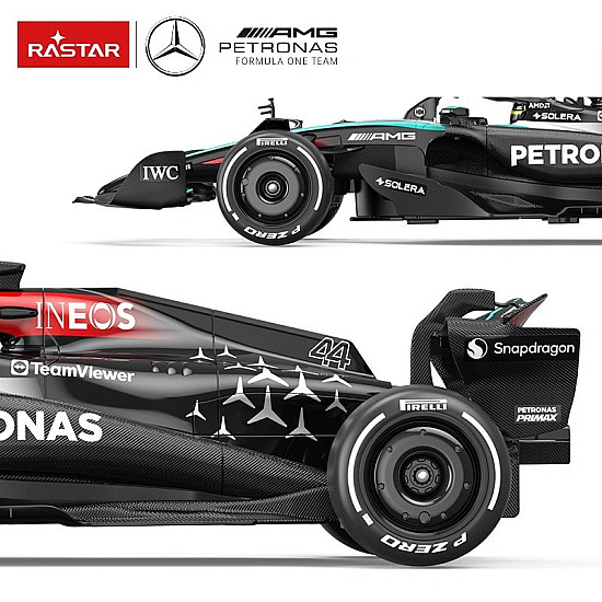 Nuotoliniu būdu valdomas automobilis Mercedes AMG F1 W15 E Rastar