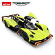 Nuotoliniu būdu valdomas žalias automobilis Aston Martin Valkyrie AMR PRO