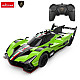 Nuotoliniu būdu valdomas žalias automobilis Lamborghini SC63 LMDH
