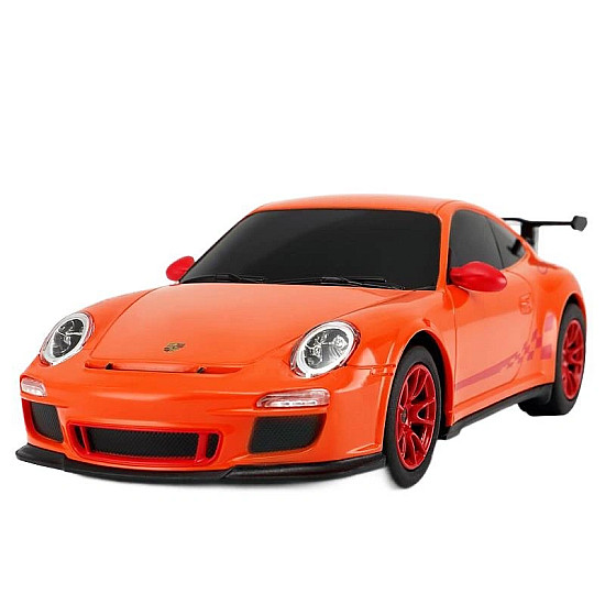 Nuotoliniu būdu valdomas raudonas automobilis Porsche GT3 RS