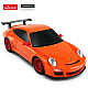 Nuotoliniu būdu valdomas raudonas automobilis Porsche GT3 RS