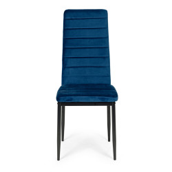 Mėlynų 4 kėdžių komplektas