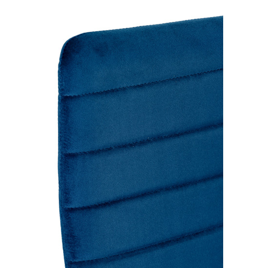 Mėlynų 4 kėdžių komplektas Foteliai ir kėdės MEBELKI24