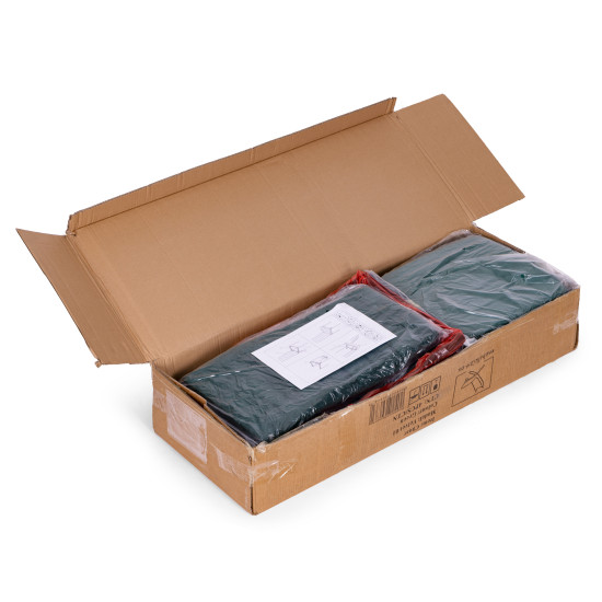 Mėlynų 4 kėdžių komplektas Foteliai ir kėdės MEBELKI24