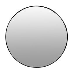 Ümmargune must seinapeegel 80 cm ModernHome