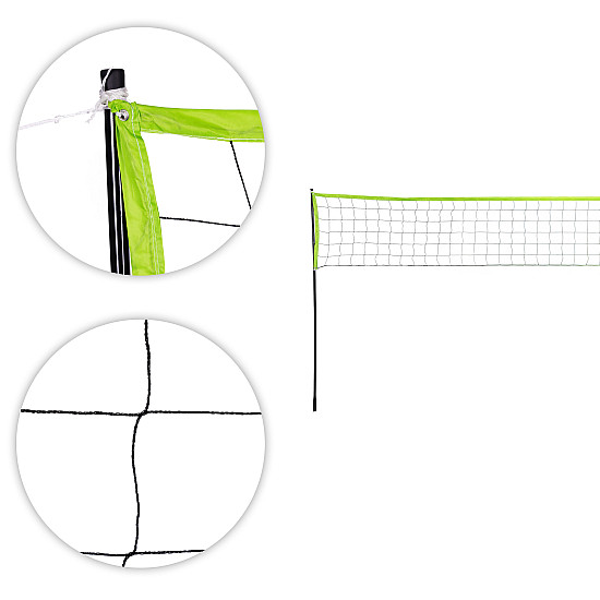 Tinklinio ir badmintono tinklas 600 x 240 cm sulankstomas MOVEPRO