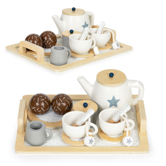 Medinis arbatos rinkinys 17 dalių ECOTOYS