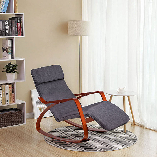 Supama kėdė/fotelis su pėdų atrama ModernHome
