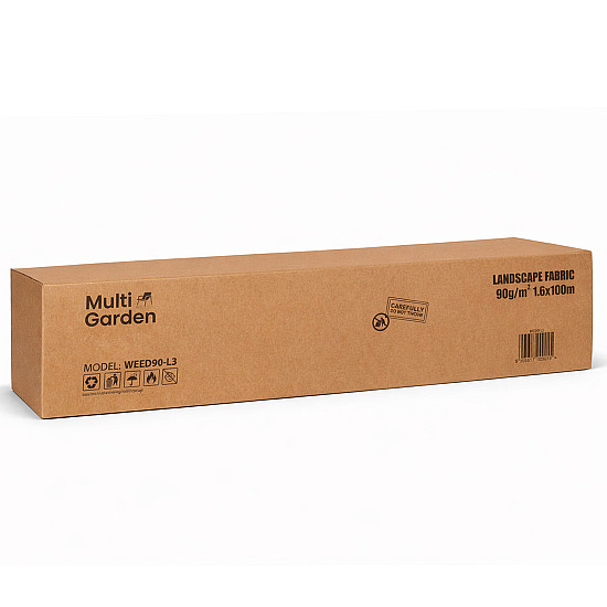 Juoda piktžolių kontrolės agro audinys 90 g/m² 1,6×100 m MultiGarden