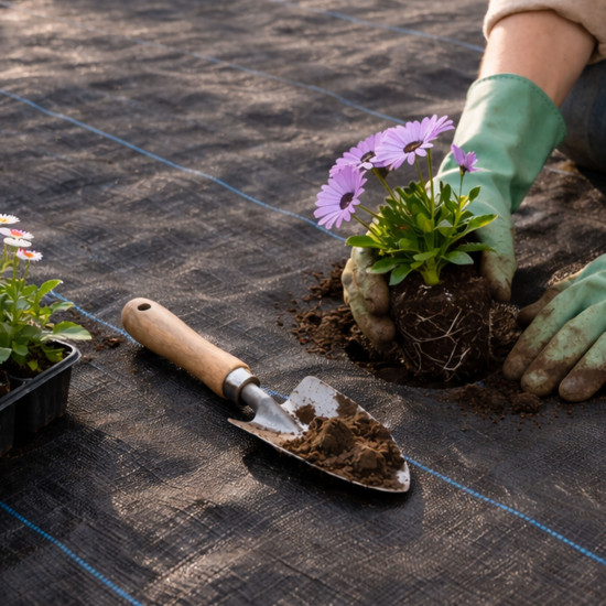 Juoda piktžolių kontrolės agro audinys 90 g/m² 3,2×50 m MultiGarden