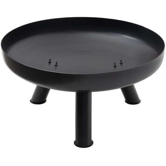 Large solid cast iron garden fire pit 60 cm, perfect for a bonfire
