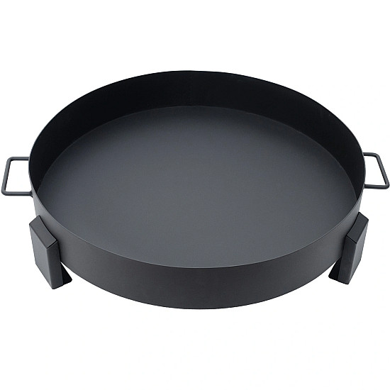 Duże żeliwne palenisko ogrodowe z uchwytami, 60 cm