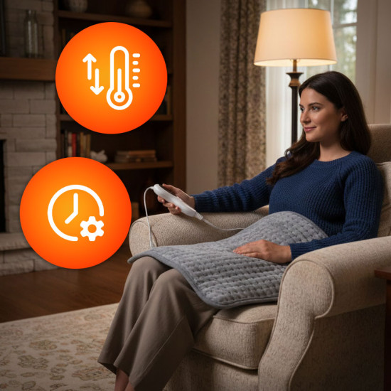 Elektrinė šildomoji pagalvėlė, 60 x 30 cm Elektronika ir buitiniai prietaisai ModernHome