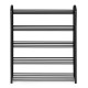 Metalinė juoda batų lentynėlė, 5 lentynos Lentynos ModernHome