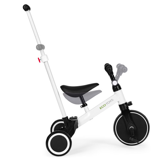 Baltas 3 ratų balansinis dviratukas 2in1 Dviračiai ECOTOYS
