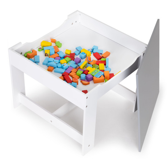 Medinis vaikų baldų komplektas: stalas + 2 kėdės Vaikų baldai ECOTOYS