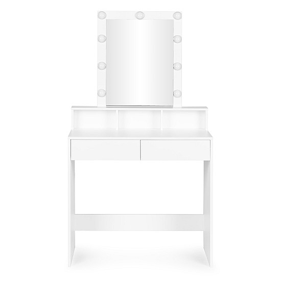 Tualetinis staliukas su veidrodžiu ir LED apšvietimu ModernHome