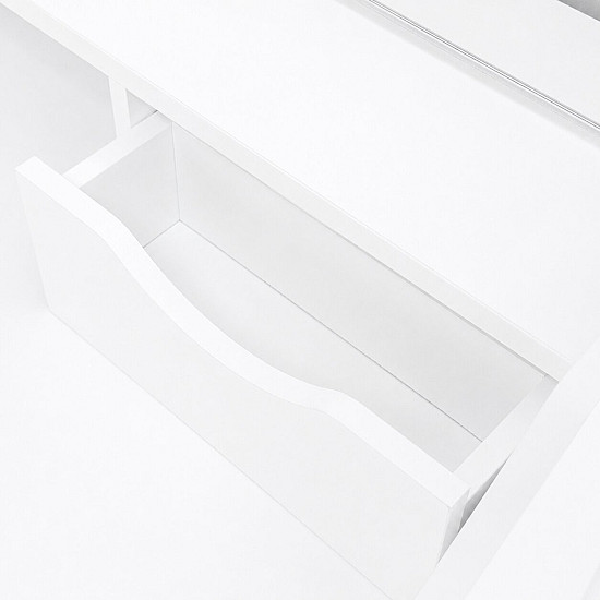 Kosmeetikalaud peegli ja LED-valgustusega ModernHome