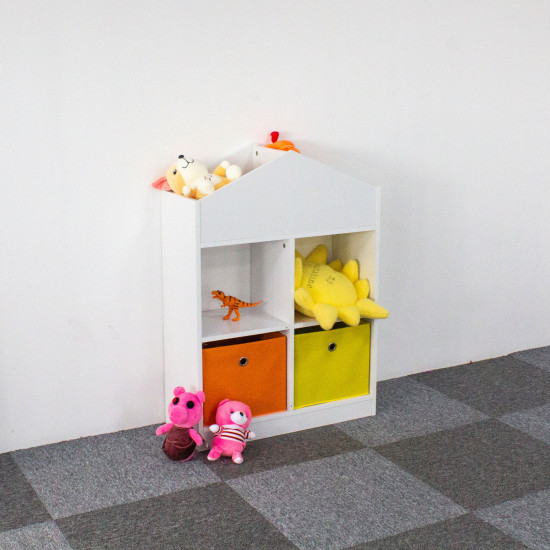 Medinė vaikų spintelė su lentynomis Vaikų baldai ECOTOYS