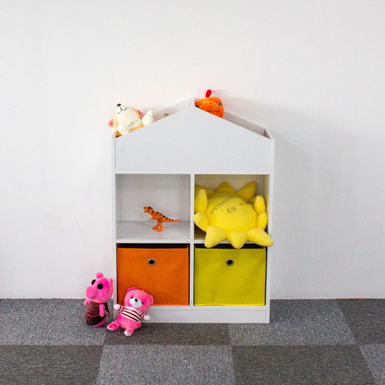 Medinė vaikų spintelė su lentynomis Vaikų baldai ECOTOYS