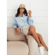 Women's light blue shirt Levy DY0382 - For women Women's light blue shirt Levy DY0382