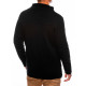 Sale Stylish black mens sweater with buttons on the front Bandit B310 - Action Sale Stylish black mens sweater with buttons on the front Bandit B310