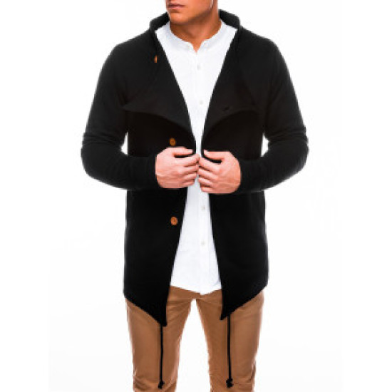 Sale Stylish black mens sweater with buttons on the front Bandit B310 - Action Sale Stylish black mens sweater with buttons on the front Bandit B310