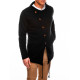 Sale Stylish black mens sweater with buttons on the front Bandit B310 - Action Sale Stylish black mens sweater with buttons on the front Bandit B310