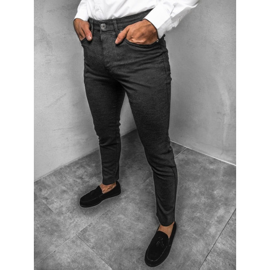 Sale mens dark grey trousers Luki DJ/5612 - Action Sale mens dark grey trousers Luki DJ/5612