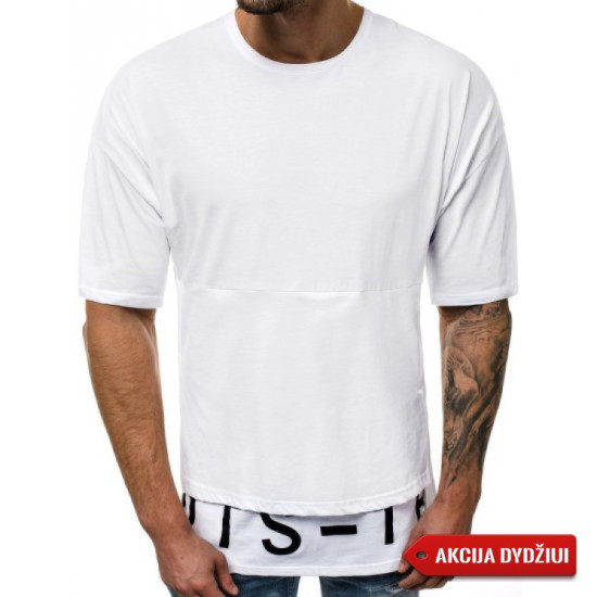 Akcija: Balti vyriški marškinėliai Tatoo B/8151