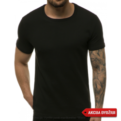 Vyriški juodi marškinėliai Black