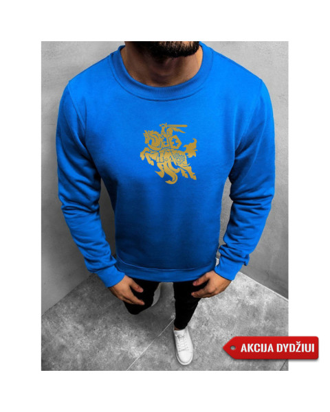 Akcija Mėlynos spalvos džemperis Vytis (auksinis)