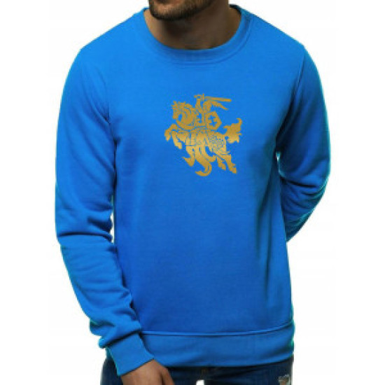 Blue jumper Vytis (golden) 2001-10 - Notes for men Blue jumper Vytis (golden) 2001-10