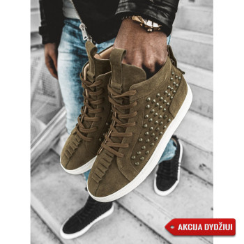 Sale: Men's khaki sports style boots Derol